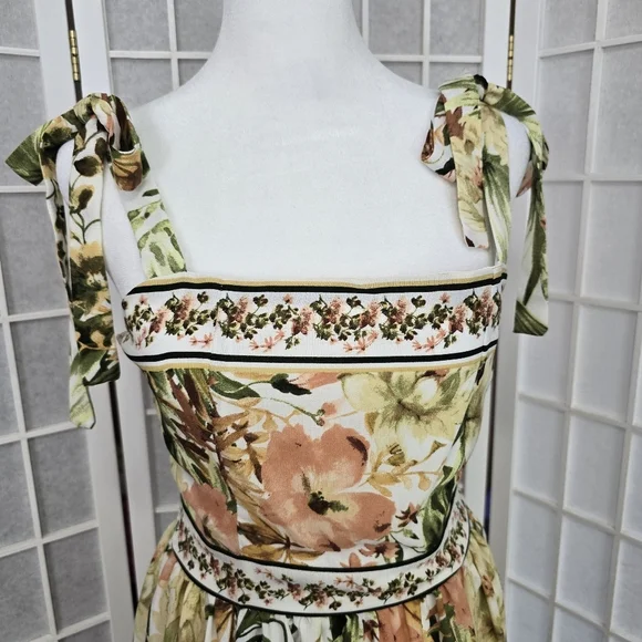 Joie Floral Maxi Dress - Multicolor - Picture 7 of 8